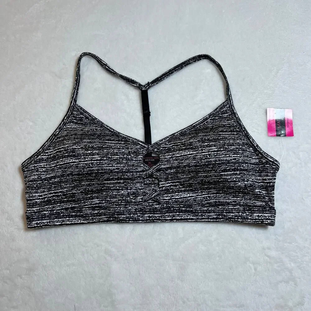 BUNDLE (4) Material Girl Active Sports Bra Size X-Large NEW Workout Gym Active